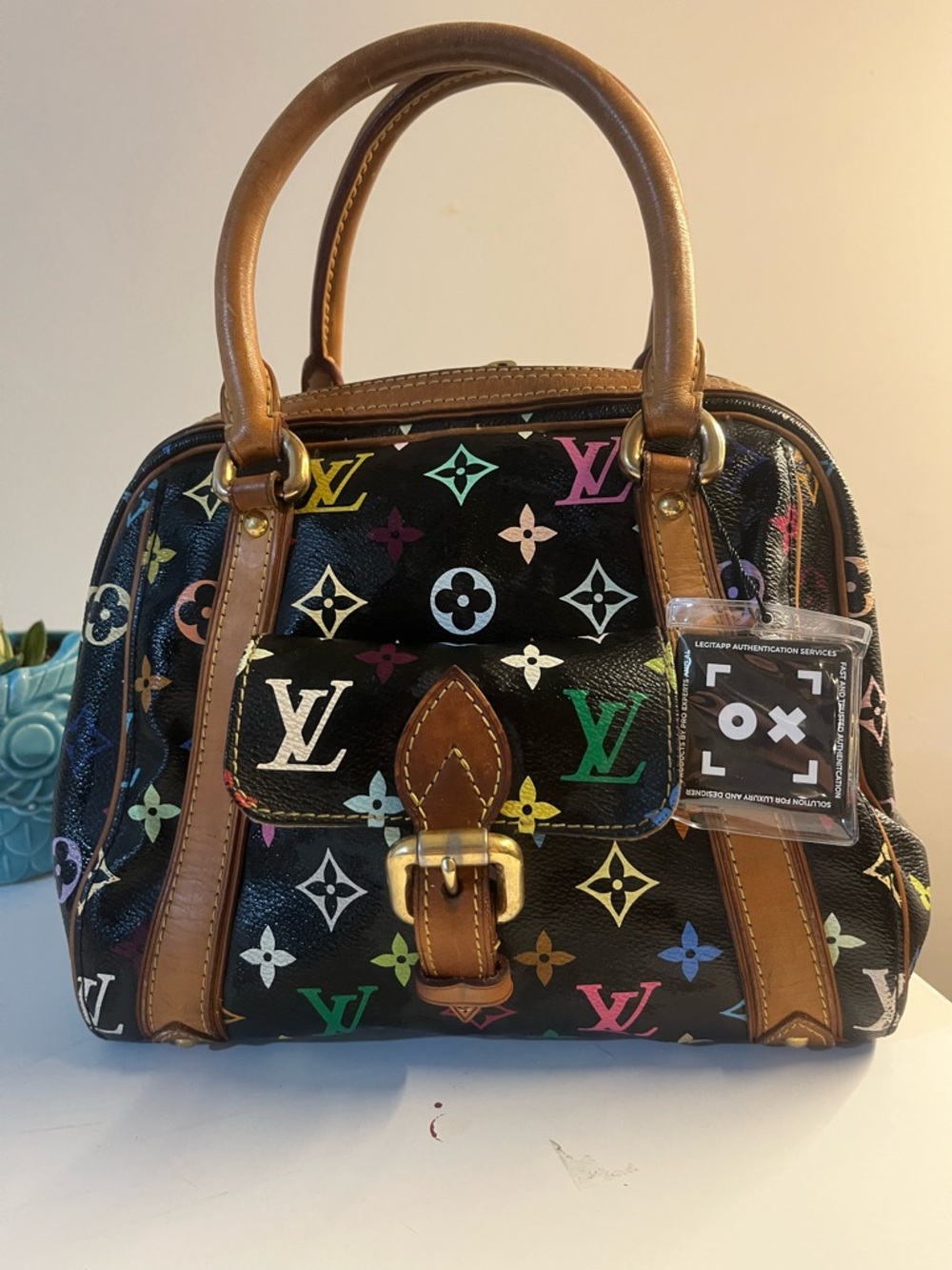 Louis Vuitton Priscilla Multicolor bag w/ COA